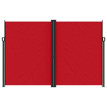 vidaXL Retractable Side Awning Red 220x1200 cm