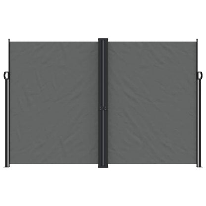 vidaXL Retractable Side Awning Anthracite 220x1200 cm