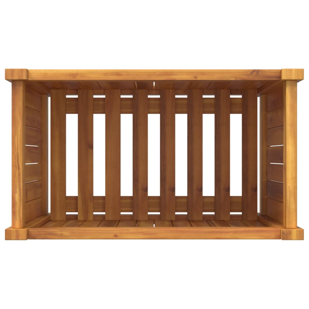 vidaXL Garden Planter with Liner 54x31x50 cm Solid Wood Acacia