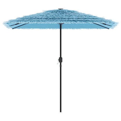 vidaXL Garden Parasol with Steel Pole Blue 248x248x248 cm