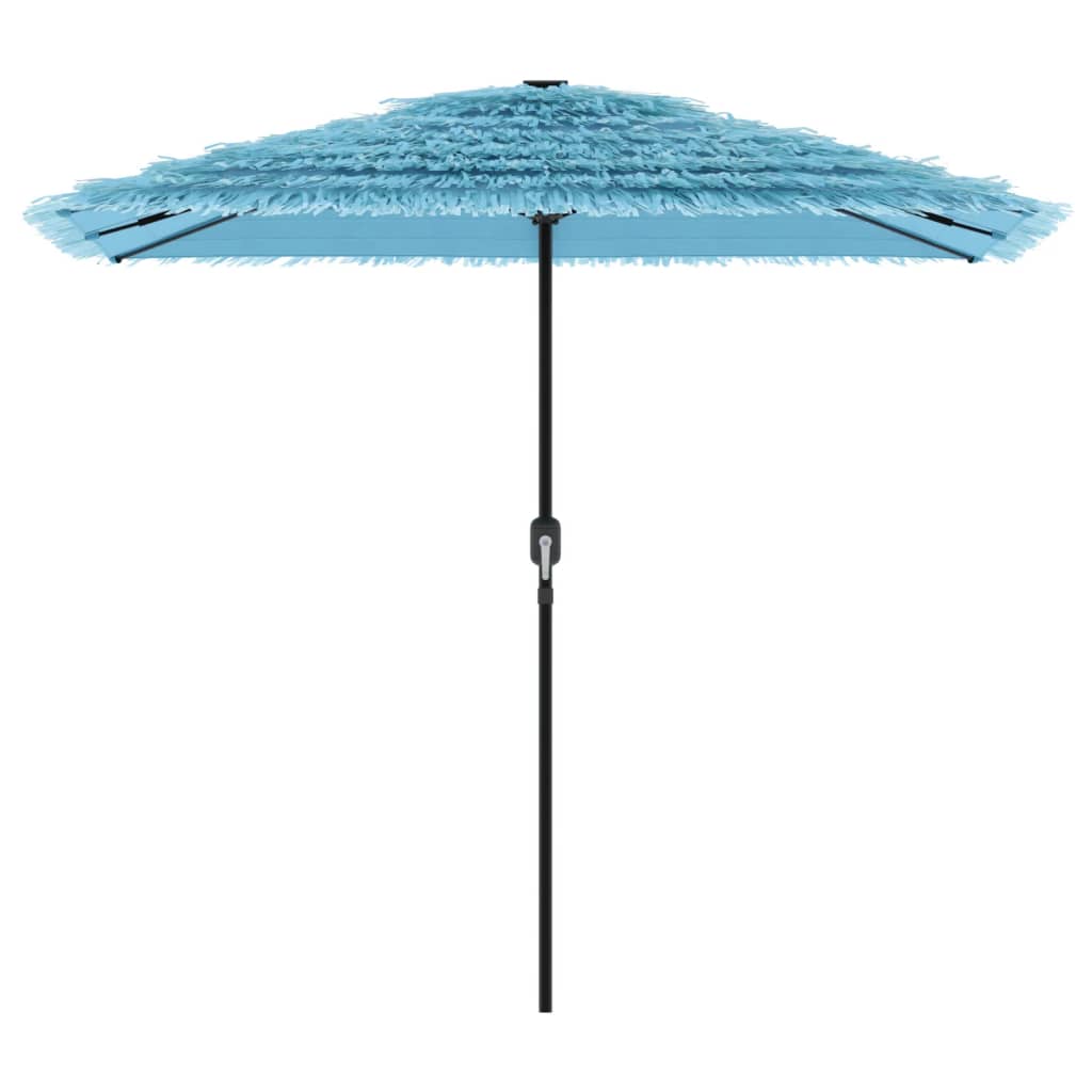 vidaXL Garden Parasol with Steel Pole Blue 248x248x248 cm