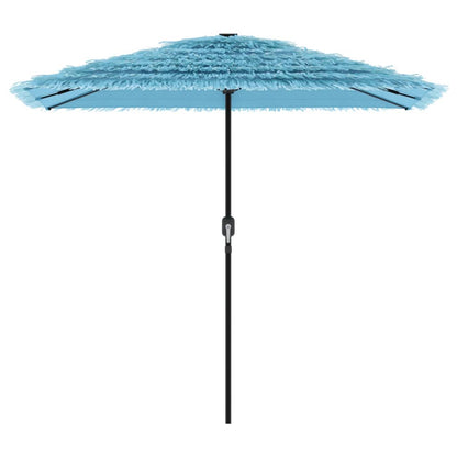 vidaXL Garden Parasol with Steel Pole Blue 248x248x248 cm