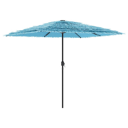 vidaXL Garden Parasol with Steel Pole Blue 248x248x248 cm
