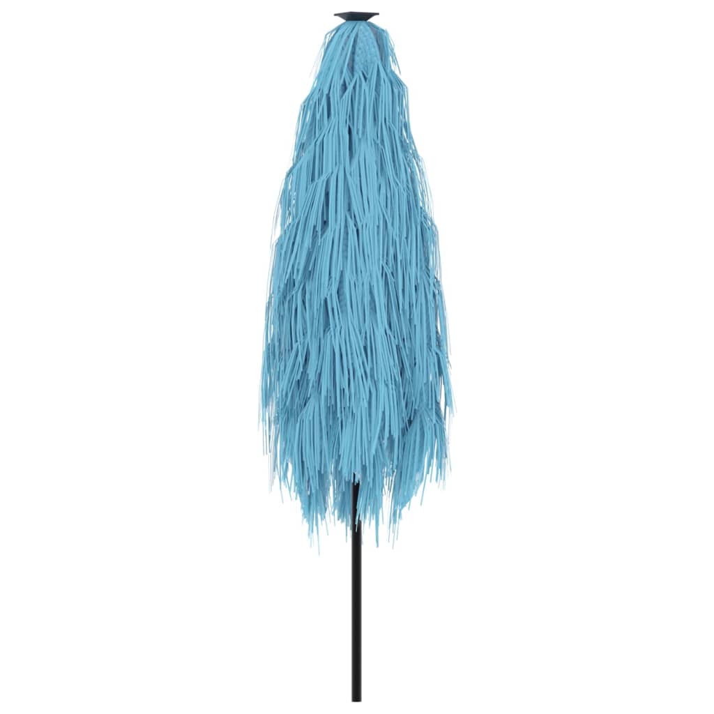 vidaXL Garden Parasol with Steel Pole Blue 248x248x248 cm