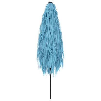vidaXL Garden Parasol with Steel Pole Blue 248x248x248 cm