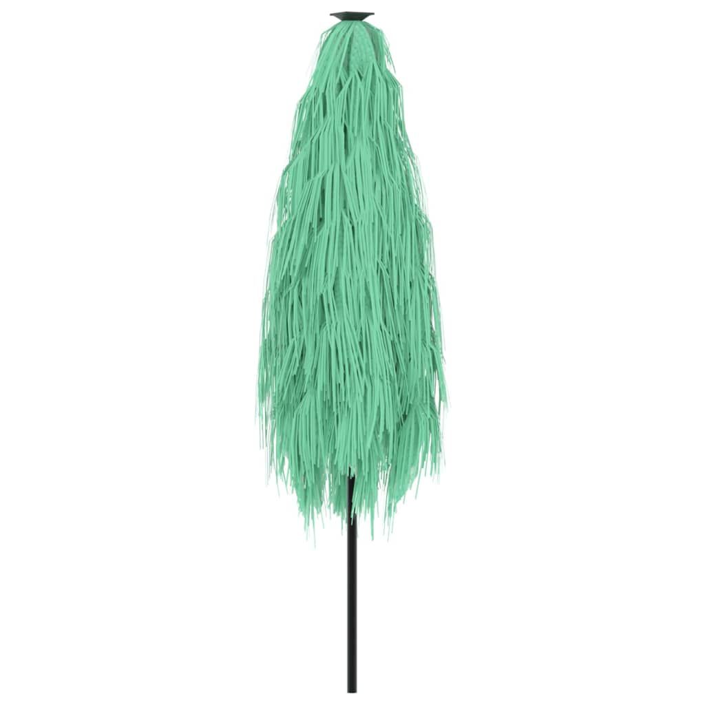 vidaXL Garden Parasol with Steel Pole Green 248x248x248 cm