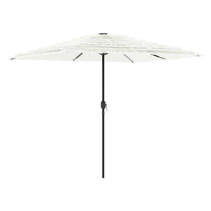 vidaXL Garden Parasol with Steel Pole White 248x248x248 cm
