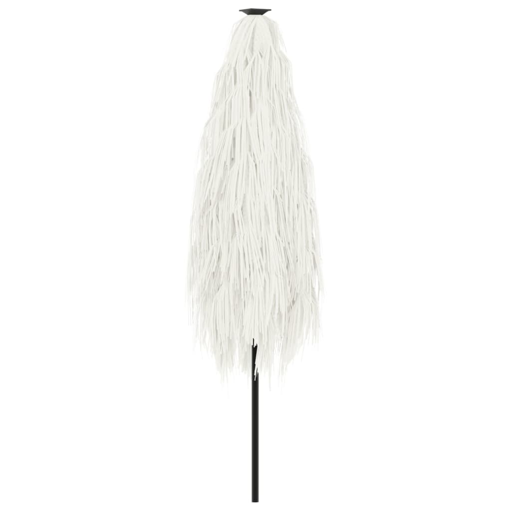 vidaXL Garden Parasol with Steel Pole White 248x248x248 cm