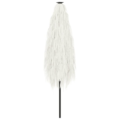 vidaXL Garden Parasol with Steel Pole White 248x248x248 cm