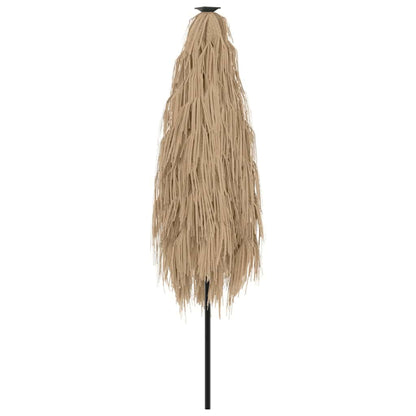 vidaXL Garden Parasol with Steel Pole Brown 300x200x250 cm