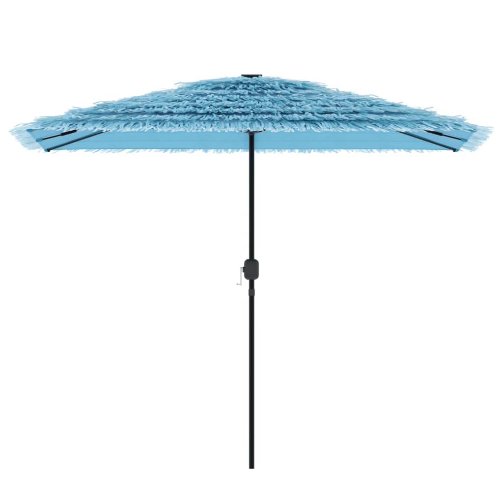 vidaXL Garden Parasol with Steel Pole Blue 300x200x250 cm