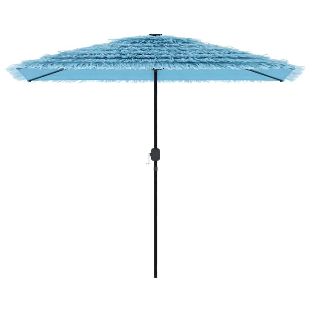 vidaXL Garden Parasol with Steel Pole Blue 300x200x250 cm