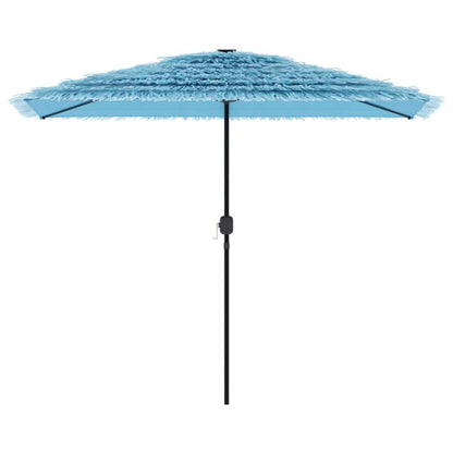 vidaXL Garden Parasol with Steel Pole Blue 300x200x250 cm