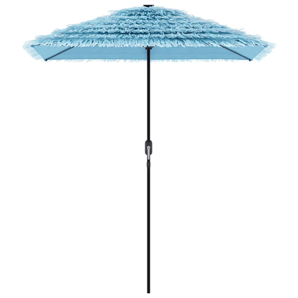 vidaXL Garden Parasol with Steel Pole Blue 300x200x250 cm