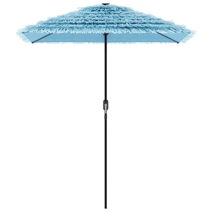 vidaXL Garden Parasol with Steel Pole Blue 300x200x250 cm