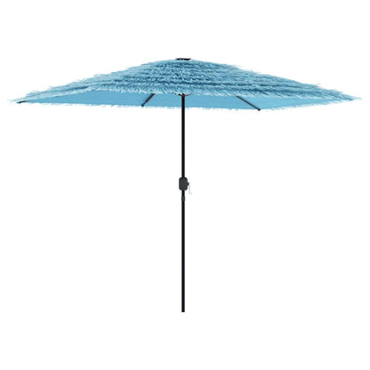 vidaXL Garden Parasol with Steel Pole Blue 300x200x250 cm
