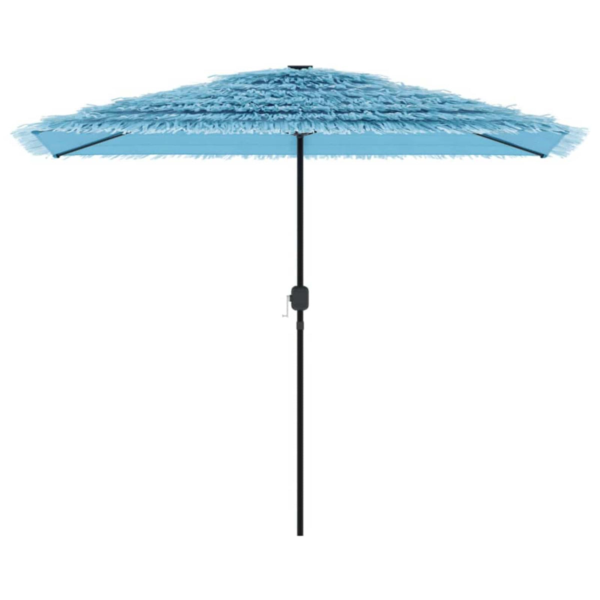vidaXL Garden Parasol with Steel Pole Blue 300x200x250 cm