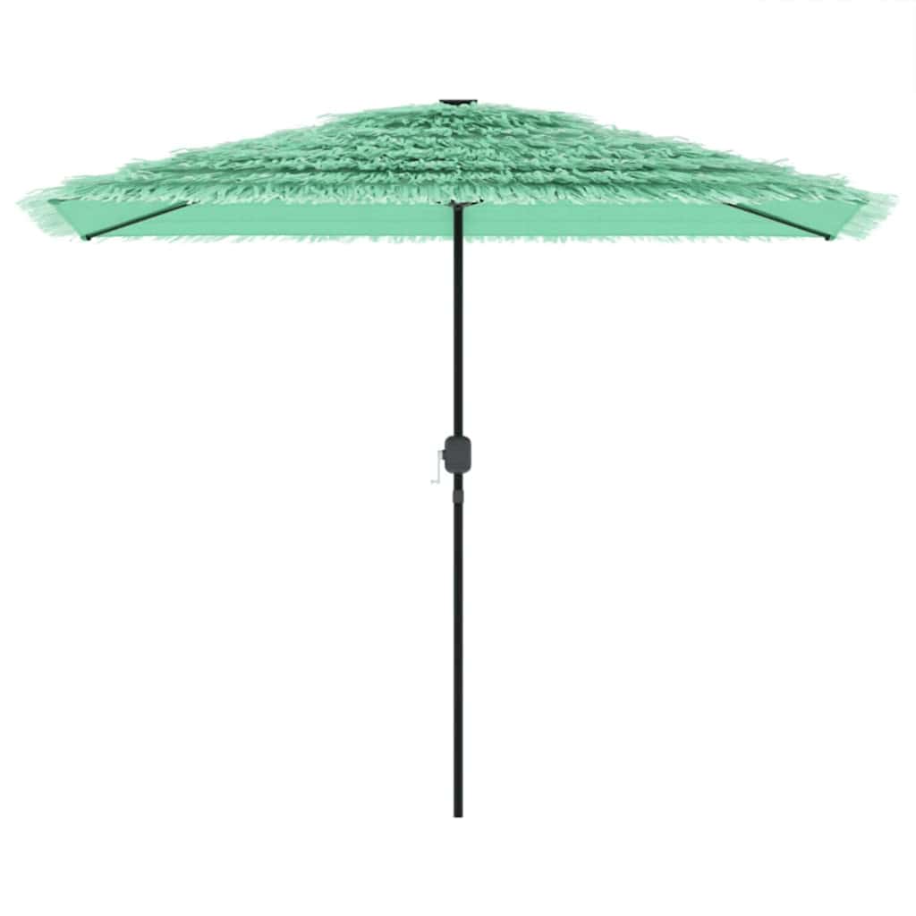 vidaXL Garden Parasol with Steel Pole Green 300x200x250 cm