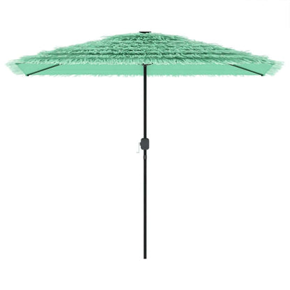 vidaXL Garden Parasol with Steel Pole Green 300x200x250 cm