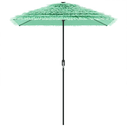 vidaXL Garden Parasol with Steel Pole Green 300x200x250 cm