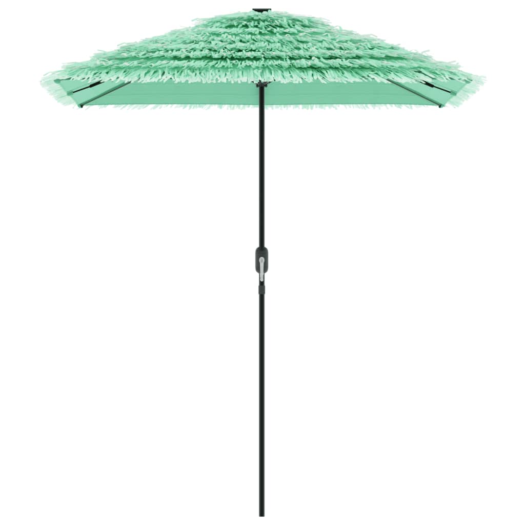 vidaXL Garden Parasol with Steel Pole Green 300x200x250 cm