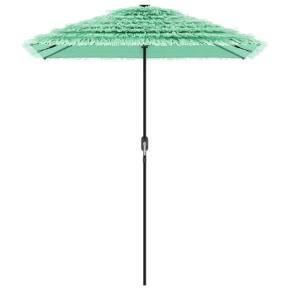 vidaXL Garden Parasol with Steel Pole Green 300x200x250 cm