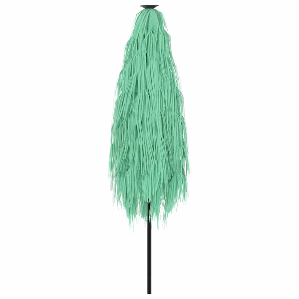 vidaXL Garden Parasol with Steel Pole Green 300x200x250 cm