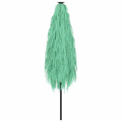 vidaXL Garden Parasol with Steel Pole Green 300x200x250 cm