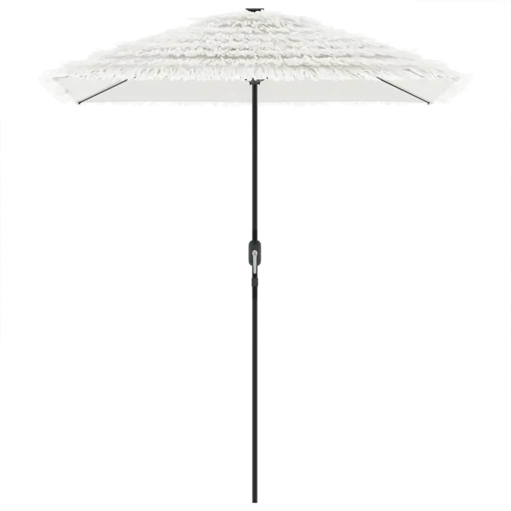 vidaXL Garden Parasol with Steel Pole White 300x200x250 cm
