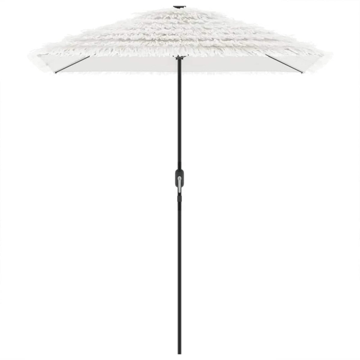 vidaXL Garden Parasol with Steel Pole White 300x200x250 cm