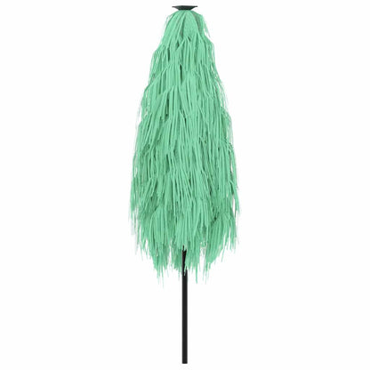 vidaXL Garden Parasol with Steel Pole Green 268x268x226 cm