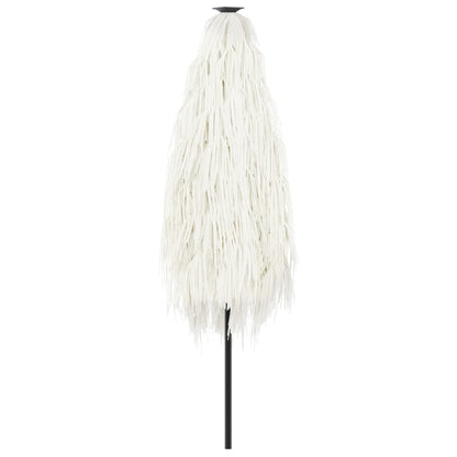 vidaXL Garden Parasol with Steel Pole White 268x268x226 cm