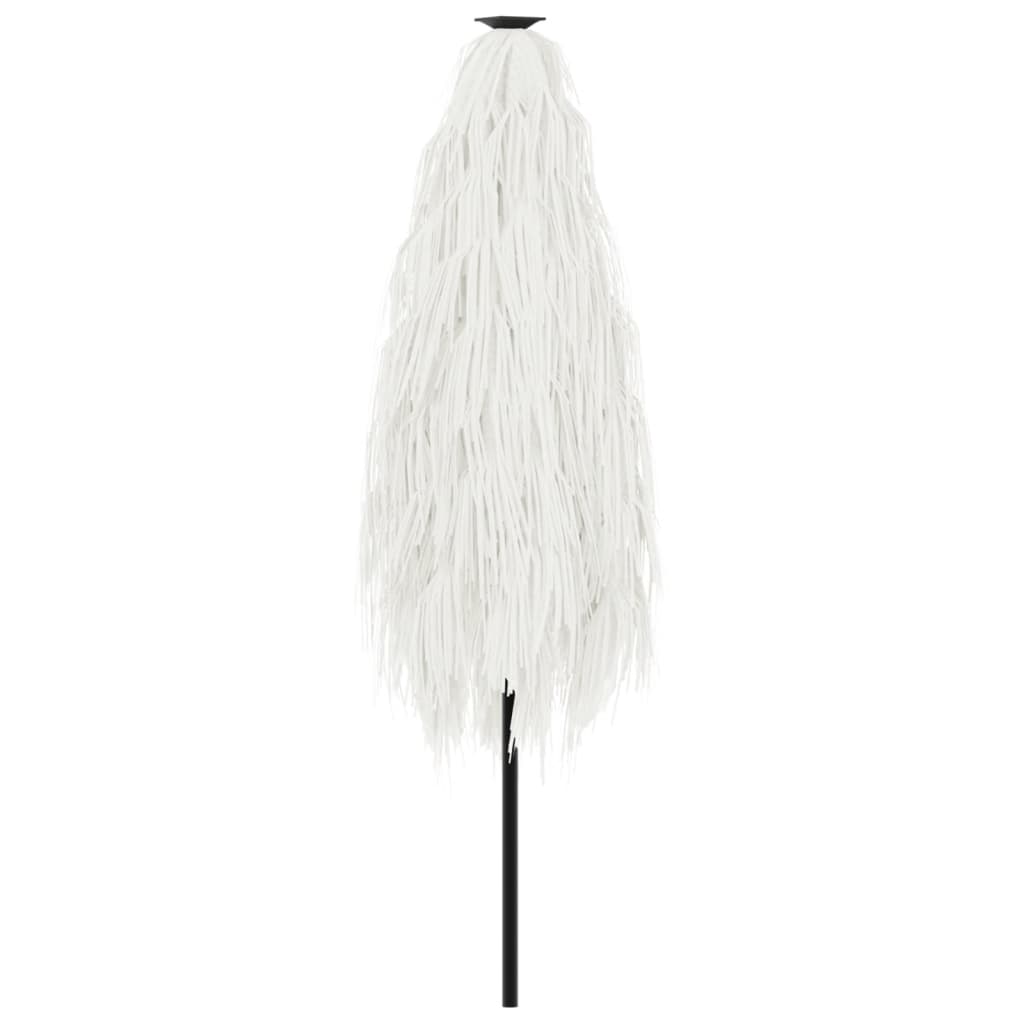 vidaXL Garden Parasol with Steel Pole White 288x288x225 cm