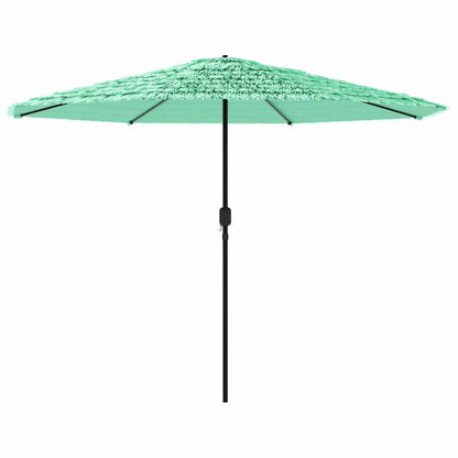 vidaXL Garden Parasol with Steel Pole Green 324x324x247 cm