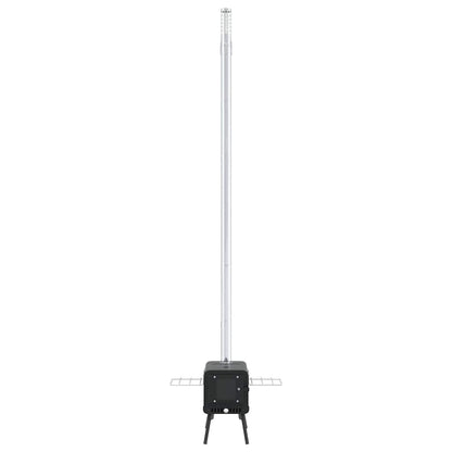 vidaXL Tent Wood Stove with Chimney and Foldable Legs Black Steel