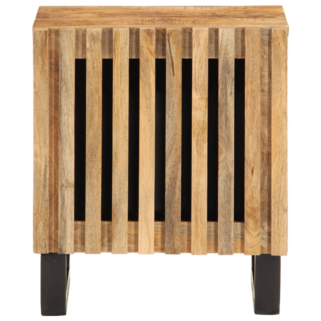vidaXL Bedside Cabinets 2 pcs 40x34x46 cm Solid Wood Rough Mango