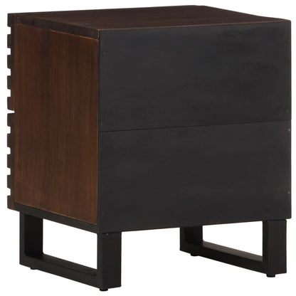 vidaXL Bedside Cabinet 40x34x46 cm Solid Wood Mango