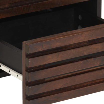 vidaXL Bedside Cabinet 40x34x46 cm Solid Wood Mango
