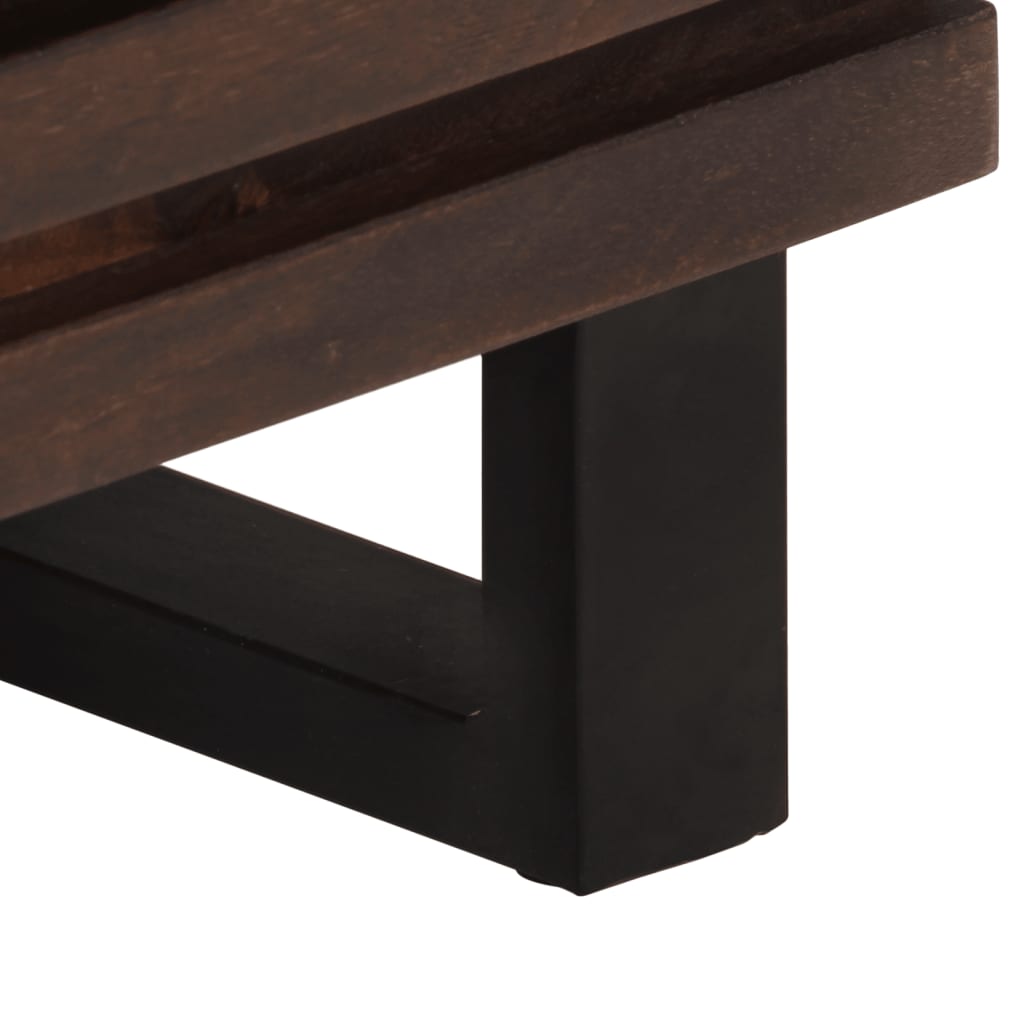 vidaXL Bedside Cabinet 40x34x46 cm Solid Wood Mango