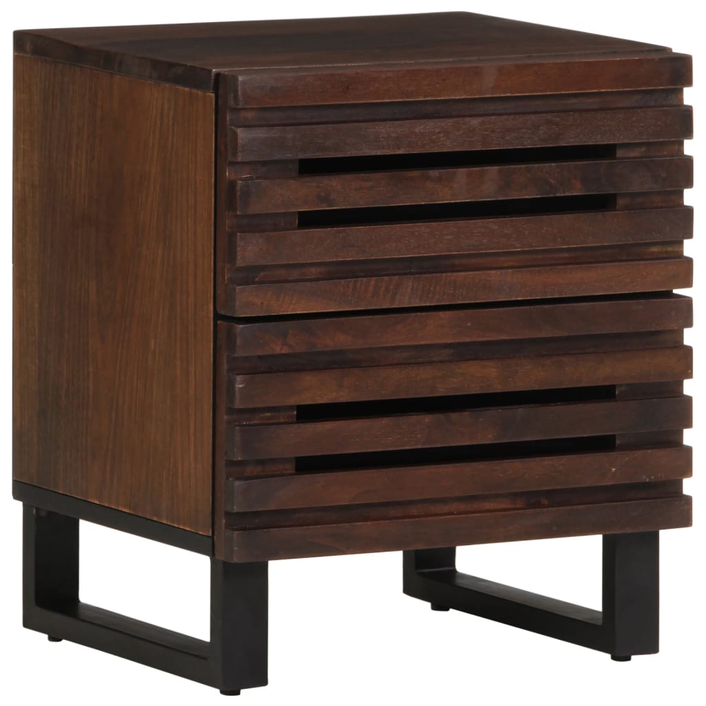 vidaXL Bedside Cabinets 2 pcs 40x34x46 cm Solid Wood Mango