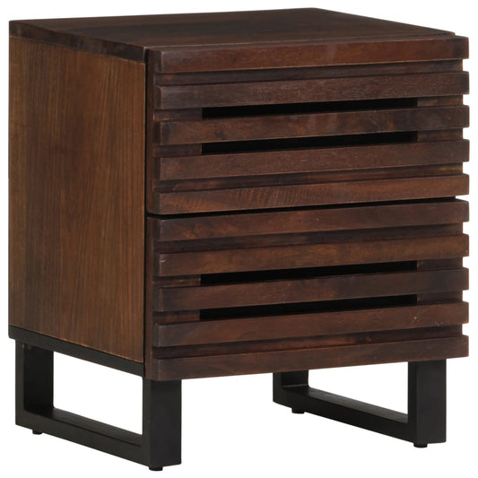 vidaXL Bedside Cabinets 2 pcs 40x34x46 cm Solid Wood Mango