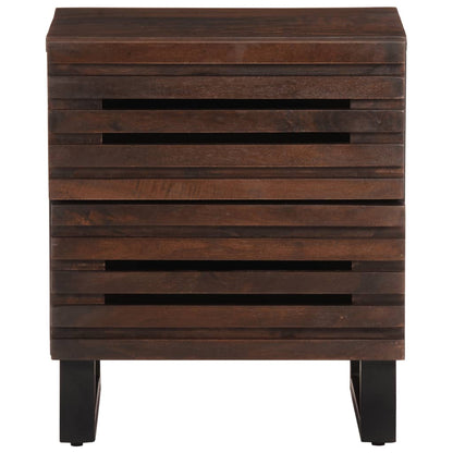 vidaXL Bedside Cabinets 2 pcs 40x34x46 cm Solid Wood Mango
