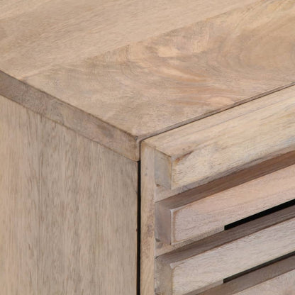 vidaXL Bedside Cabinets 2 pcs 40x34x46 cm Solid Wood Bleached Mango