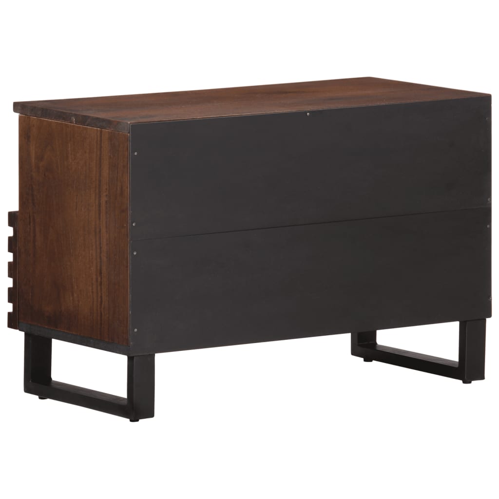 vidaXL TV Cabinet Brown 70x34x46 cm Solid Wood Mango