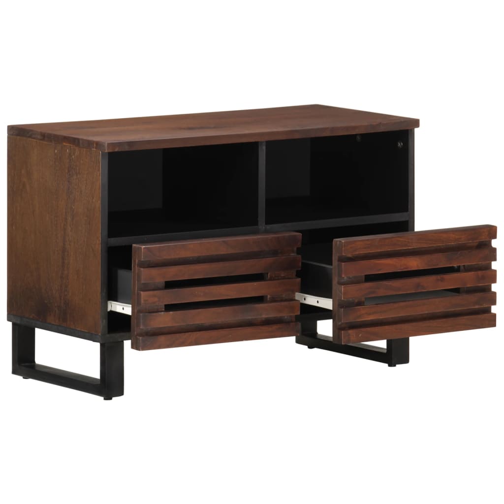 vidaXL TV Cabinet Brown 70x34x46 cm Solid Wood Mango