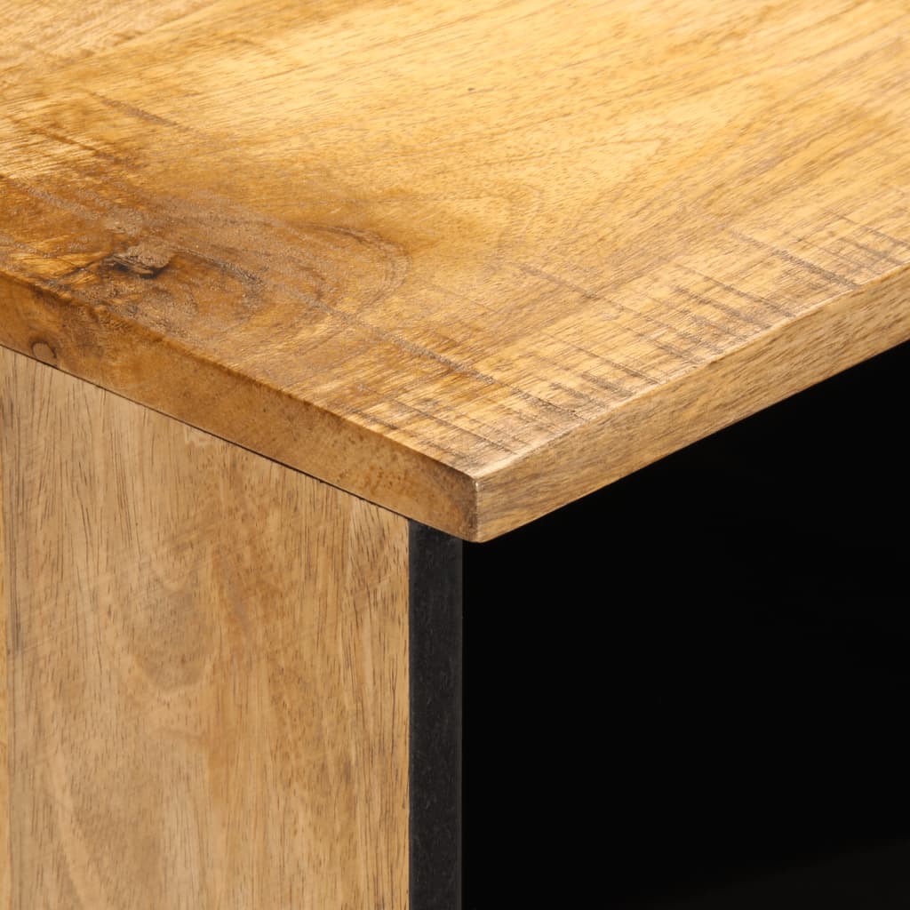 vidaXL Bedside Cabinets 2 pcs 40x33x46 cm Solid Wood Rough Mango