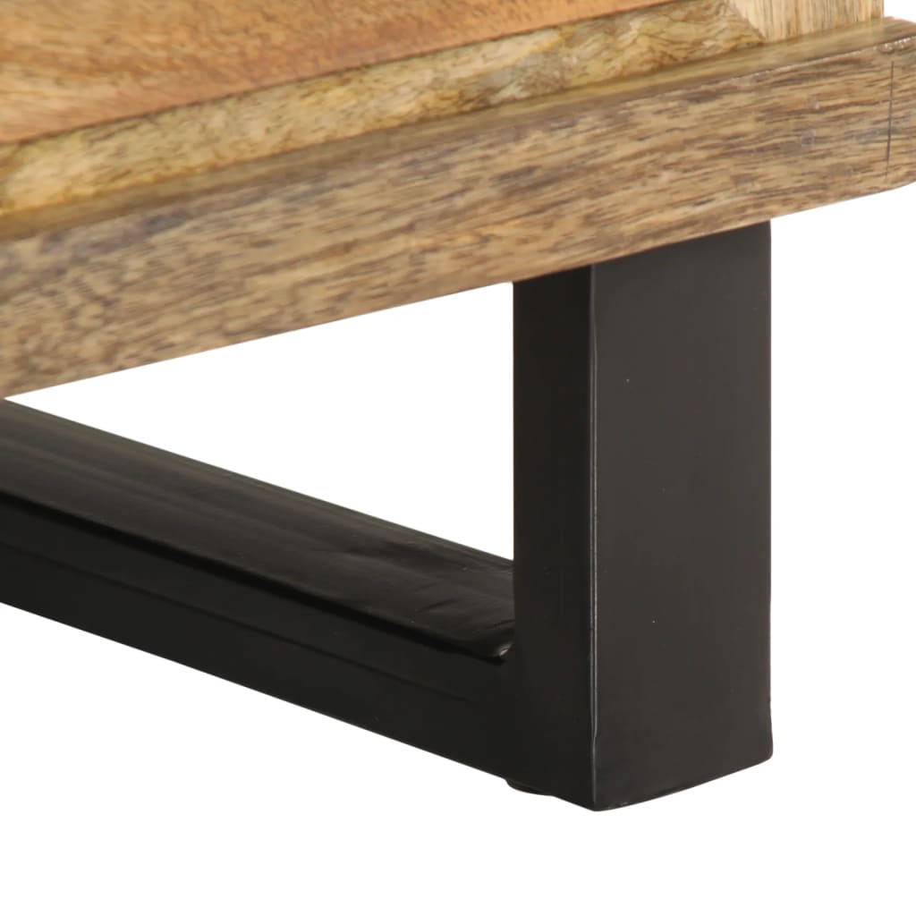 vidaXL Bedside Cabinets 2 pcs 40x33x46 cm Solid Wood Rough Mango
