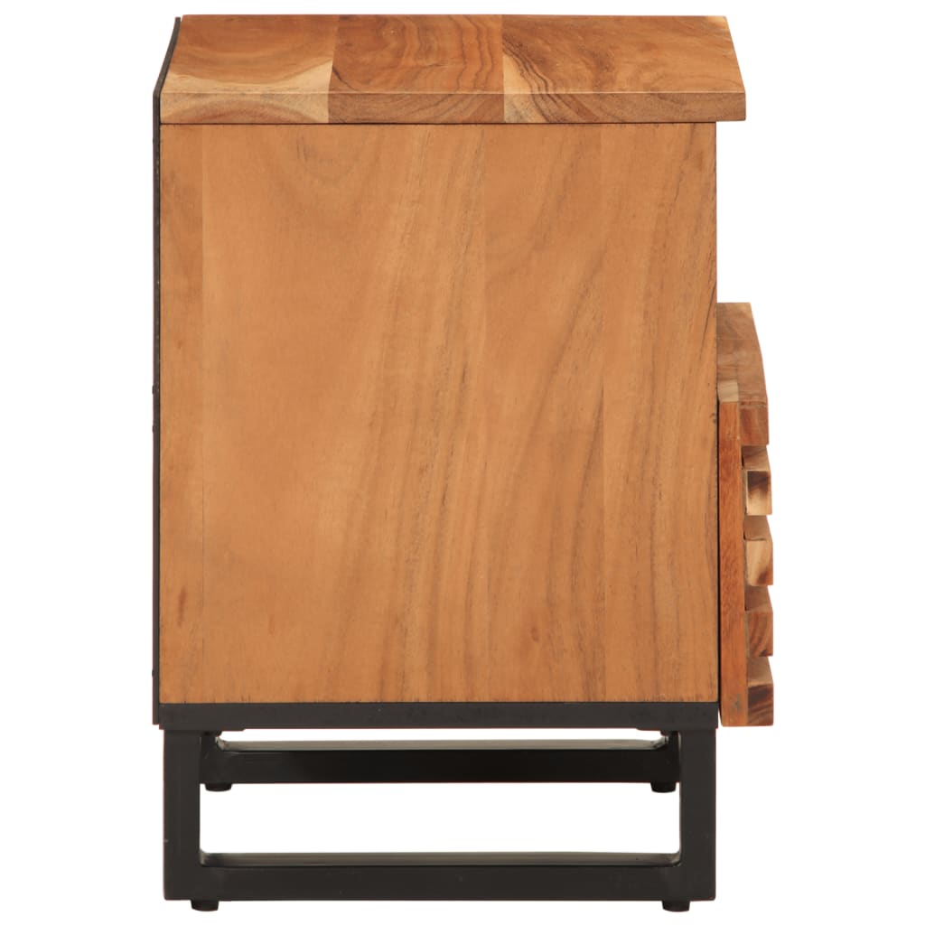 vidaXL Bedside Cabinet 40x34x46 cm Solid Wood Acacia