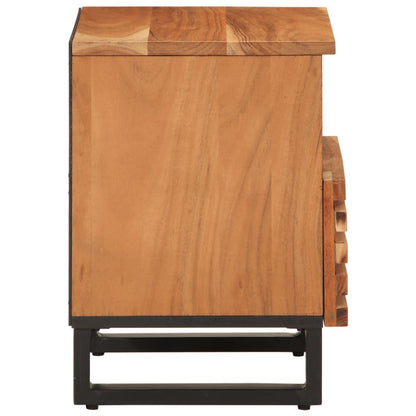 vidaXL Bedside Cabinet 40x34x46 cm Solid Wood Acacia