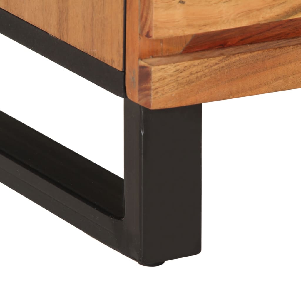 vidaXL Bedside Cabinet 40x34x46 cm Solid Wood Acacia